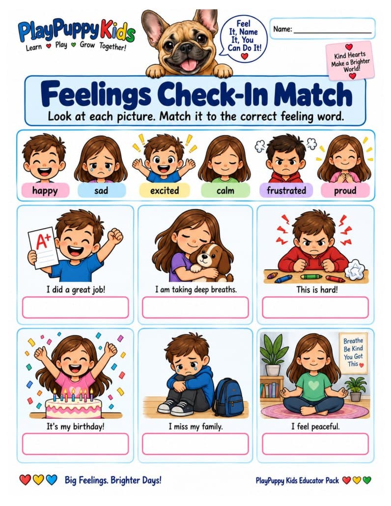 Feelings Check-In Match — PDF page 9